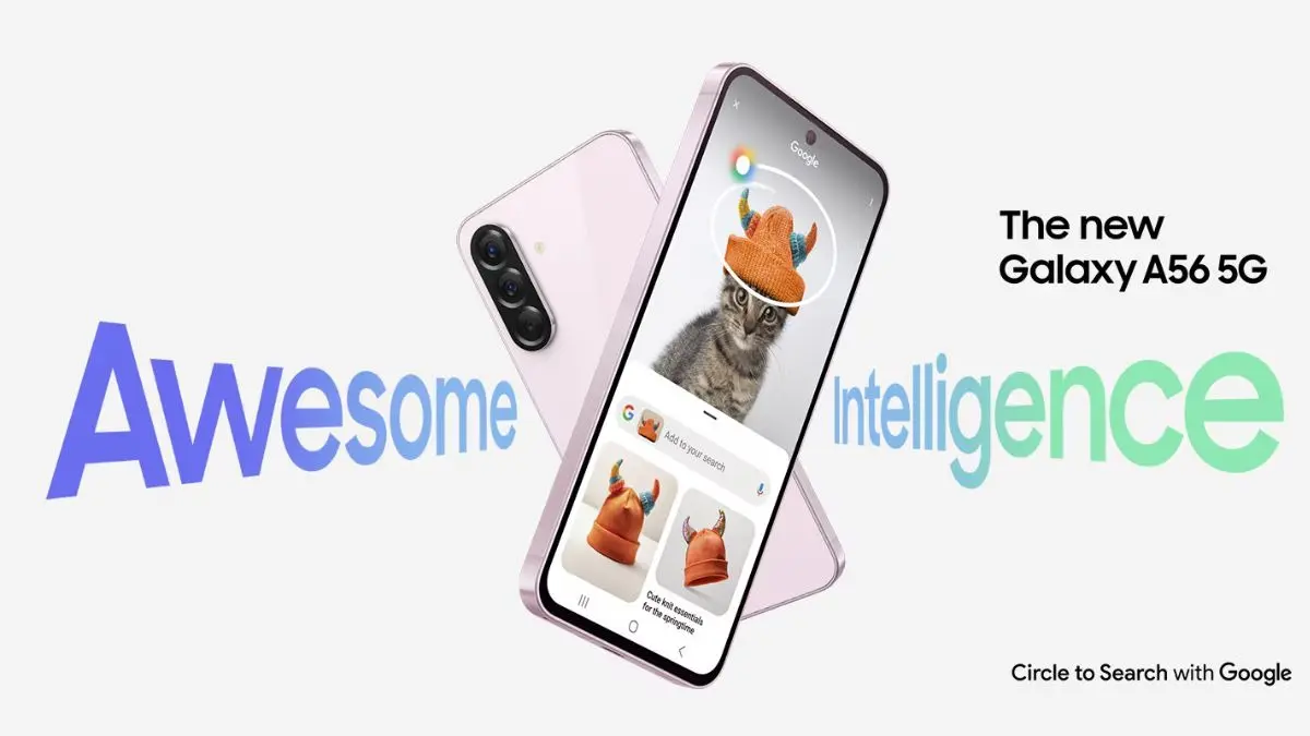 Samsung Galaxy A57 5G के लॉन्च के बाद धड़ाम से गिरे Galaxy A56 5G के दाम, मिल रहा सिर्फ 7049 रुपये में, जानिए ऑफर samsung galaxy a56