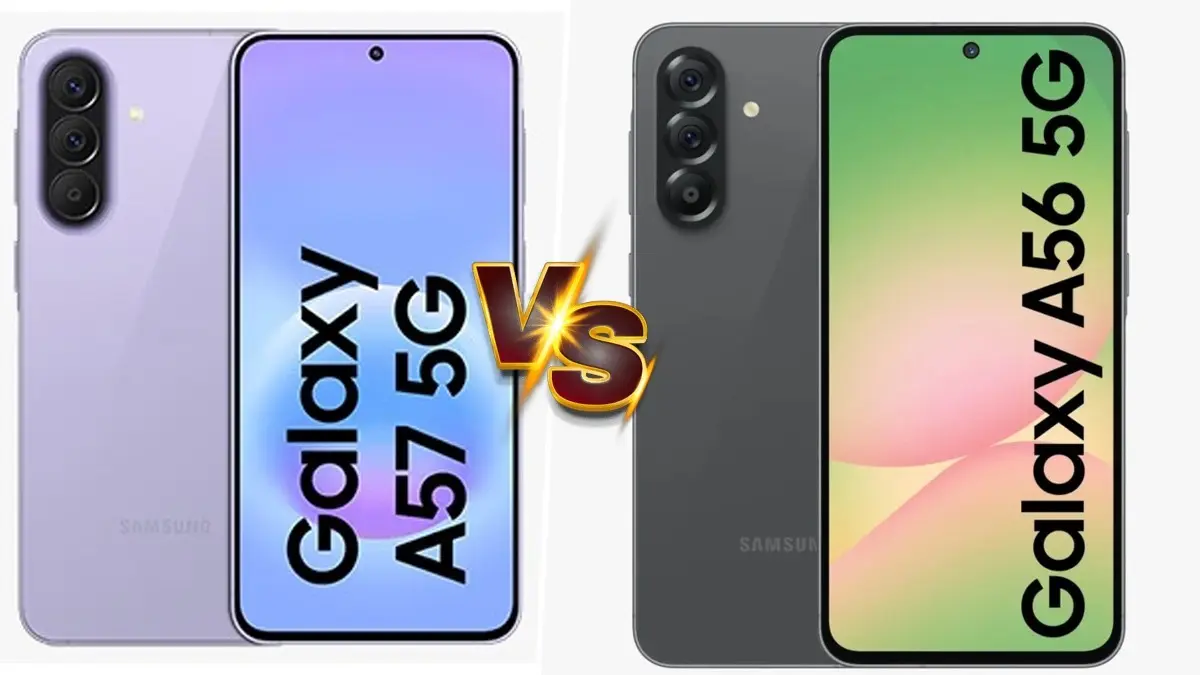 Samsung Galaxy A57 5G Vs Galaxy A56 5G: नया स्मार्टफोन पुराने से कितना अलग, जानें दोनों फोन के सभी फीचर्स Samsung Galaxy A57 5G Vs Galaxy A56 5G