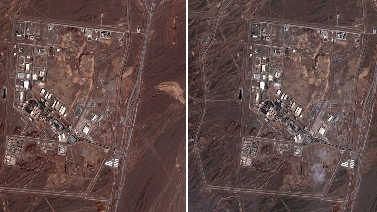 Satellite Imagery Reveals Fresh Damage At Iran’s Natanz Nuclear Site Following US-Israeli Strikes