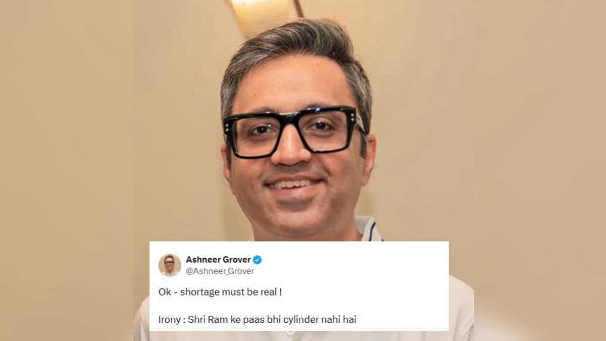 'Shri Ram Ke Paas Bhi Cylinder Nahi Hai': Ashneer Grover Faces Backlash Over LPG Shortage Tweet