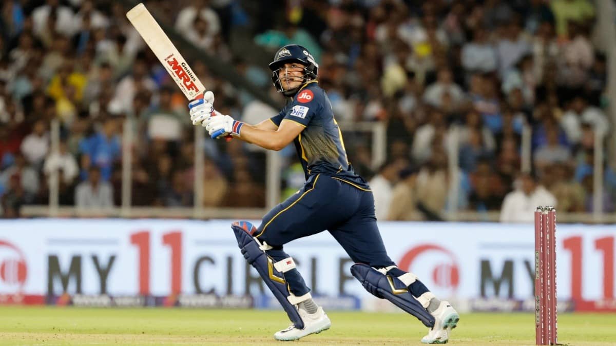 Shubman Gill in action during IPL 2025