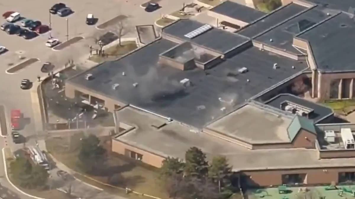Active Shooter Reported at Synagogue Near Detroit, Smoke Billowing from Roof