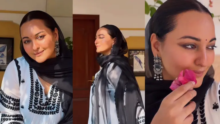 Sonakshi Sinha: सिर पर काला दुपट्टा हाथों में फूल, सादगी में भी बेहद खूबसूरत; VIDEO शेयर कर लिखा- ईद मुबारक, हमेशा... Sonakshi Sinha