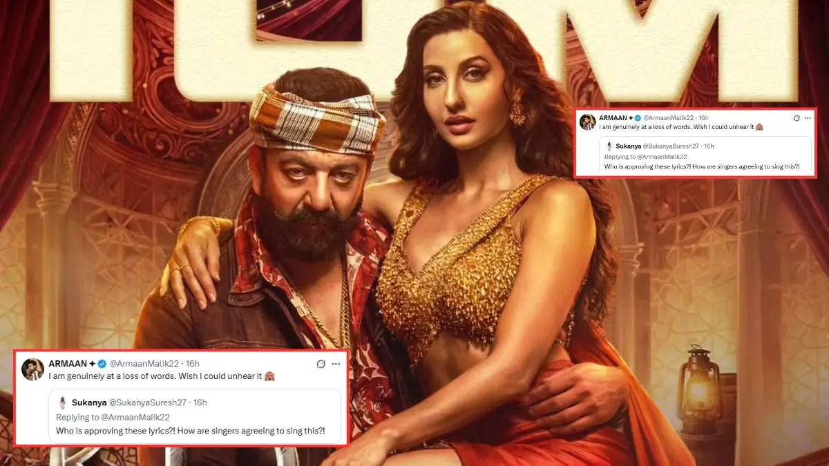 Sanjay Dutt-Nora Fatehi's New Song Sarke Chunar Teri Sarke From KD The Devil Slammed Over Vulgar Lyrics, Angry Armaan Malik Calls It 'New Low' Song Sarke Chunar Teri Sarke From KD The Devil Slammed