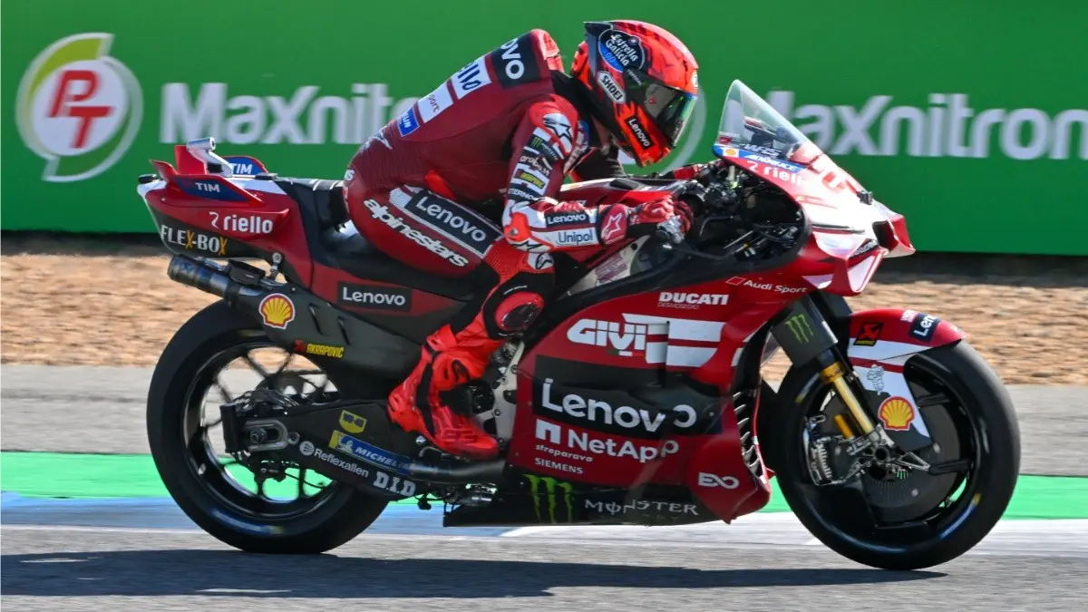 Qatar MotoGP Postponed To November Amid Middle East Tensions Spain's rider Marc Marquez of Ducati during the Thailand GP