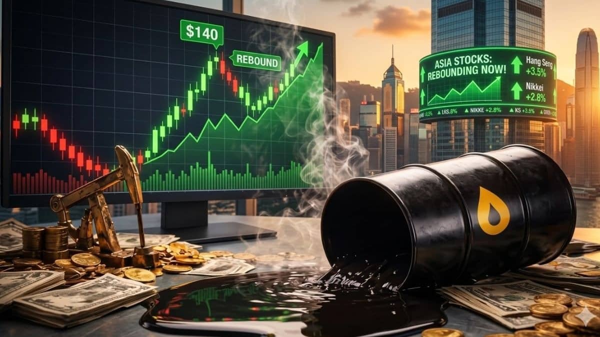 Stocks rallied and oil prices plunged in Asian trading on Tuesday after the US President Donald Trump declared that the Middle East war could be "over soon"