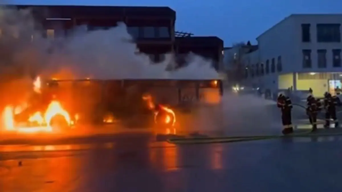 Switzerland Horror: Man Allegedly Sets Himself Ablaze On Bus In Kerzers, Killing 6 And Injuring Multiple Passengers Switzerland Horror: Man Sets Himself Ablaze On Bus In Kerzers, Killing 6 And Injuring Multiple Passengers
