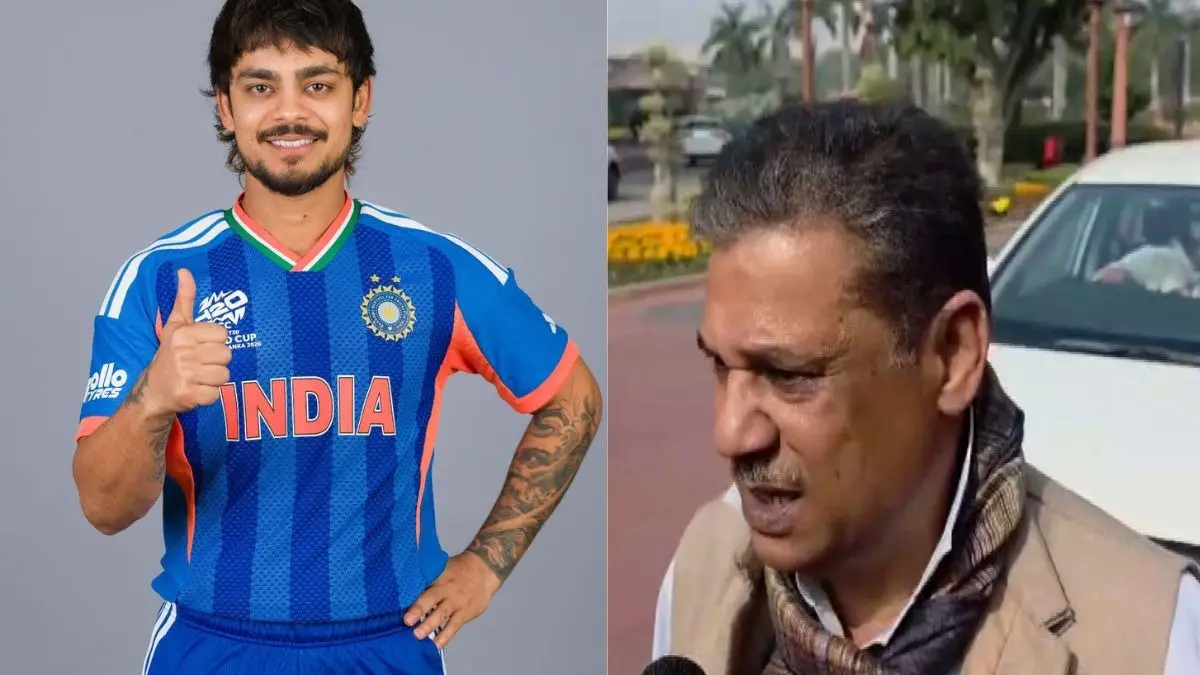 वर्ल्ड कप जीतने वाली टीम इंडिया पर कीर्ति आजाद ने निकाली भड़ास, बिहार पहुंचते ही ईशान किशन ने दिया जवाब; VIDEO VIRAL T20 world cup 2026 kirti azad post ishan kishan