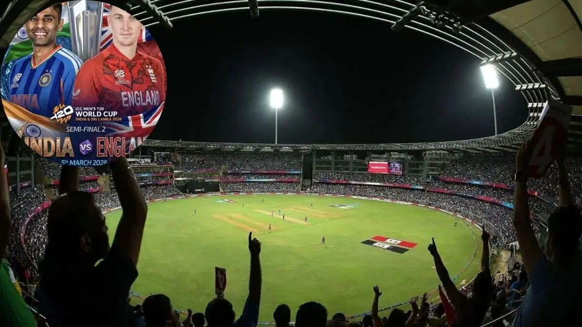 IND vs ENG T20 WC Semi Final: वानखेड़े की पिच पर बनेगा बड़ा स्कोर? बल्लेबाज या गेंदबाज किसे मिलेगी मदद, जानें पिच रिपोर्ट t20 world cup 2026 semi final wankhede Mumbai pitch report
