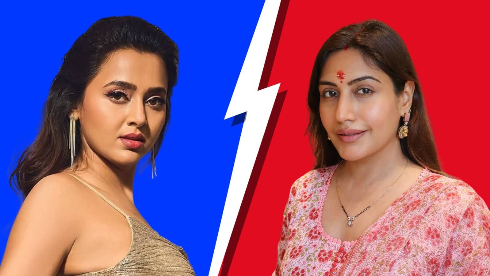 Tejasswi and Surbhi Chandna appeared to have fallen out with each other