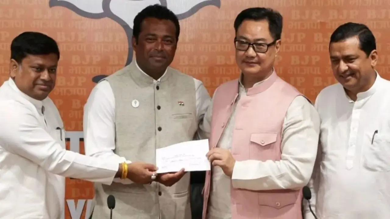 West Bengal Election: चुनाव से पहले CM ममता को झटका, पूर्व टेनिस प्लेयर लिएंडर पेस ने थामा BJP का दामन; कभी हुआ करते थे TMC के स्टार फेस Tennis legend Leander Paes joins BJP ahead of West Bengal elections