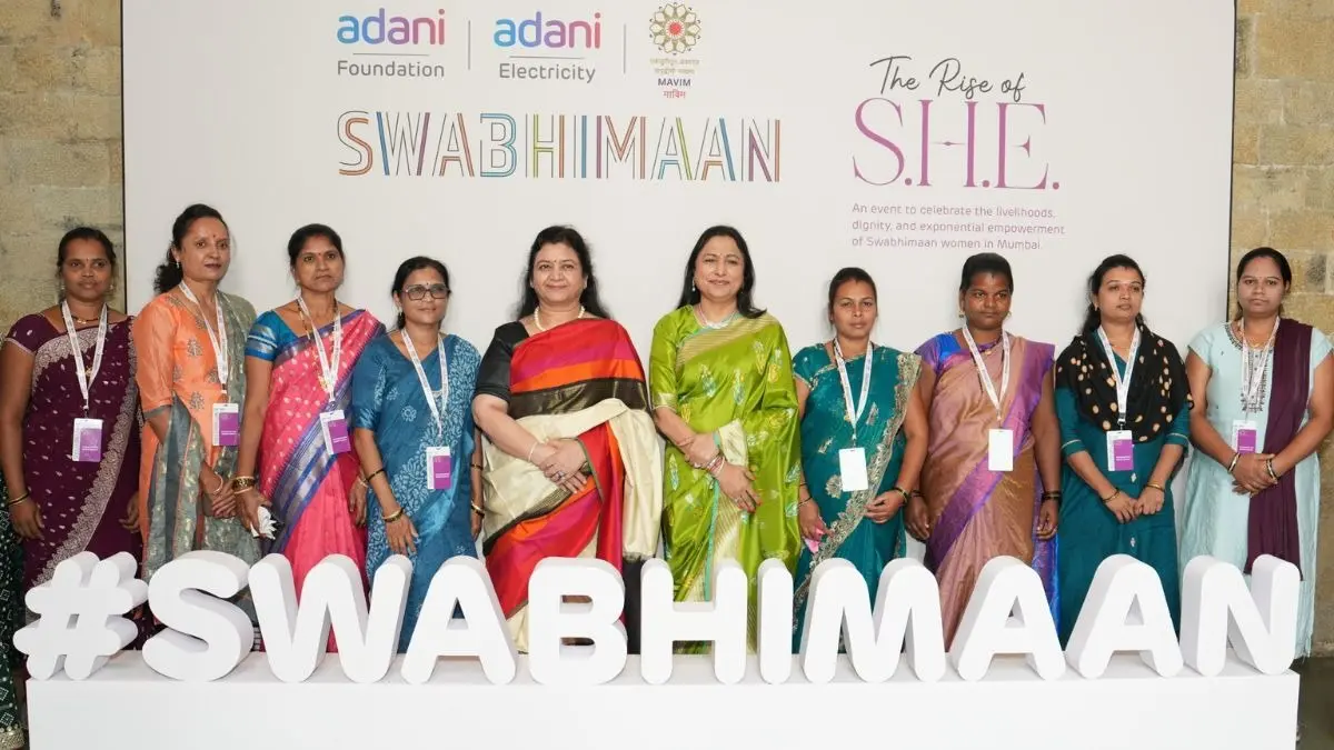 Adani Foundation Expands ‘Swabhimaan’ Programme, Targets 10 Lakh Women Entrepreneurs Across India The Adani Foundation has announced plans to expand its women empowerment initiative, Swabhimaan