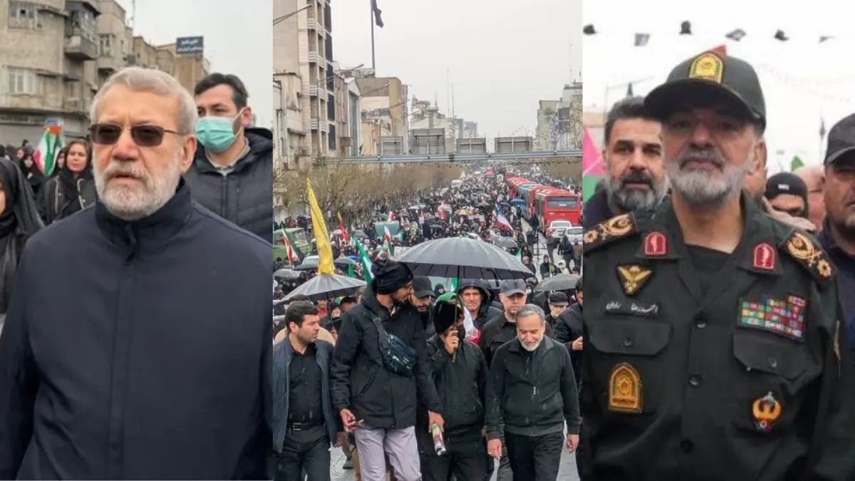 Top Iranian Leaders Lead Massive Quds Day Rally in Tehran as Explosions Rock City Top Iranian Leaders Lead Massive Quds Day Rally in Tehran as Explosions Rock City