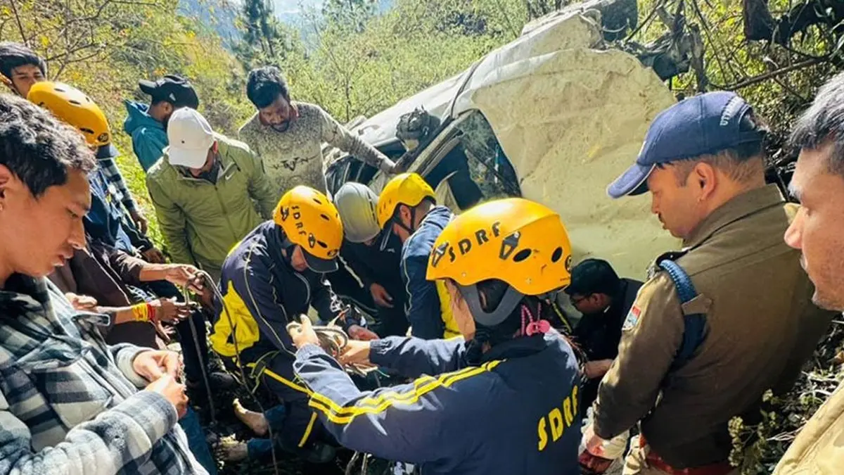 Two Killed And Two Injured After Car Falls Into Gorge In Nainital Two Killed And Two Injured After Car Falls Into Gorge In Nainital