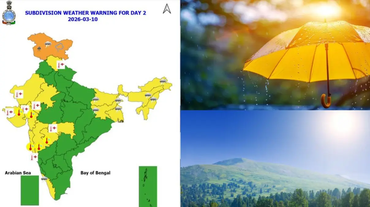 Weather Update: कहीं गर्मी तो कहीं सुहावना होगा मौसम...इन 12 राज्यों में 4 दिन तक बारिश और तूफान की चेतावनी; जानें IMD अपडेट आज का मौसम