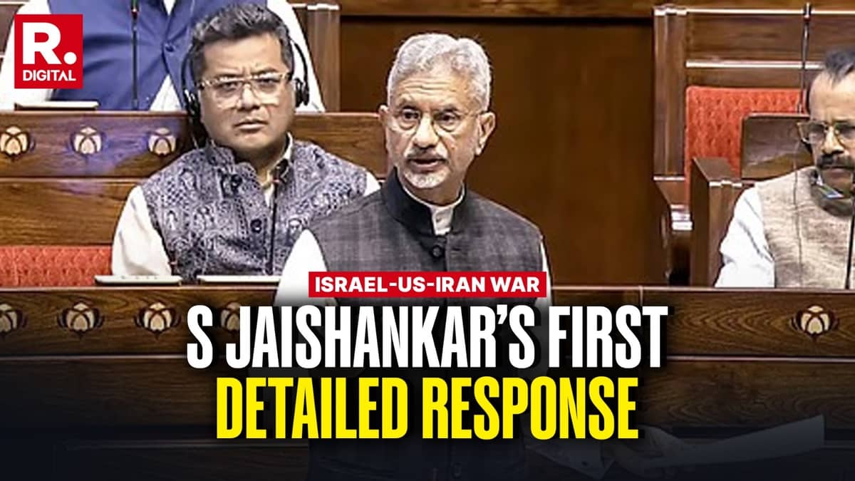 US-Israel-Iran War: India Calls for Dialogue To De-escalate Tensions, Jaishankar Says Govt Monitoring Safety of Indians | Republic World