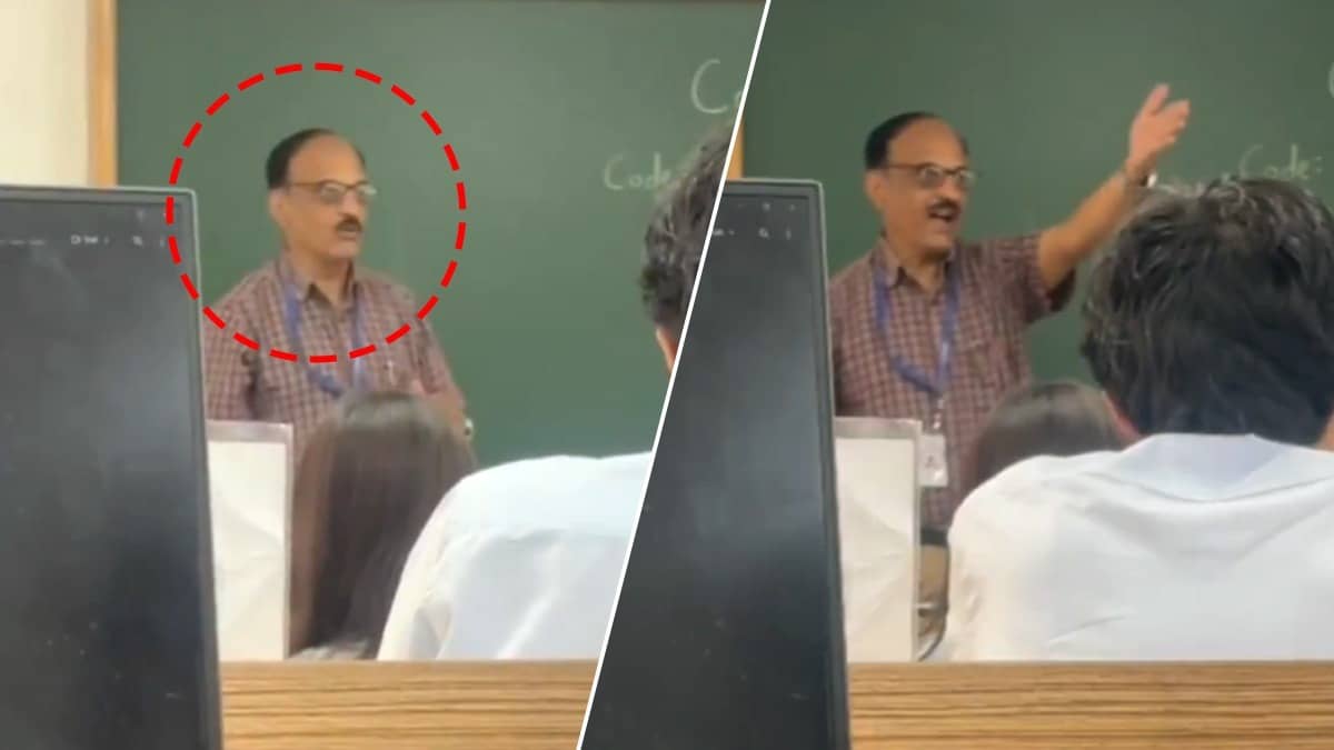 'Useless Fellow...Don't Have Any Shame': PES University Professor Suspended Over Calling Muslim Student A 'Terrorist' In Classroom | VIDEO