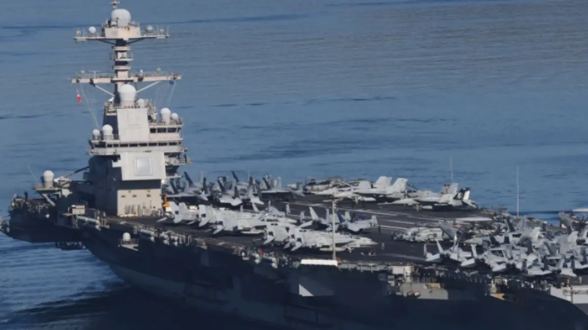 USS Gerald Ford Arrives in Croatian Waters As Middle East War Intensifies | Inside World's Largest Aircraft Carrier USS Gerald Ford Arrives in Croatian Waters As Middle East War Intensifies