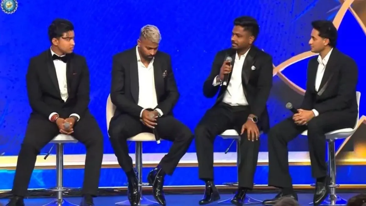 'अगर हमें पहला मिला तो पहला ही उड़ा देंगे', संजू सैमसन ने बताया वैभव सूर्यवंशी के IPL डेब्यू से पहले का किस्सा-VIDEO vaibhav suryavanshi sanju samson