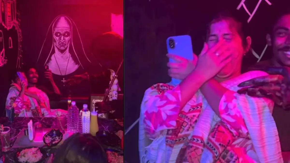 Varanasi Horror-Themed Restaurant Goes Viral: Diners Scream As Ghost Waiters Serve Food | WATCH Varanasi Horror-Themed Restaurant Goes Viral: Diners Scream As Ghost Waiters Serve Food | WATCH