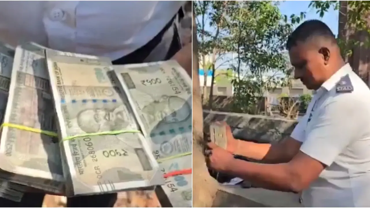 VIDEO | Family Mistakenly Tosses Rs 2 Lakh In Water Along With Puja Offerings In Gujarat, Fireman Saves The Day VIDEO | Family Mistakenly Tosses Rs 2 Lakh In Water Along With Puja Offerings In Gujarat, Fireman Saves The Day
