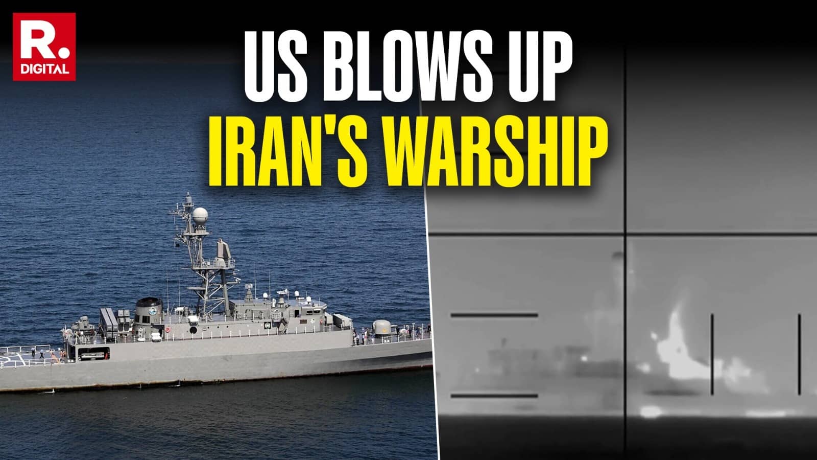 Video Shows Exact Moment US Torpedo Attacked Iranian Warship Iris Dena, Killing 80 Sailors