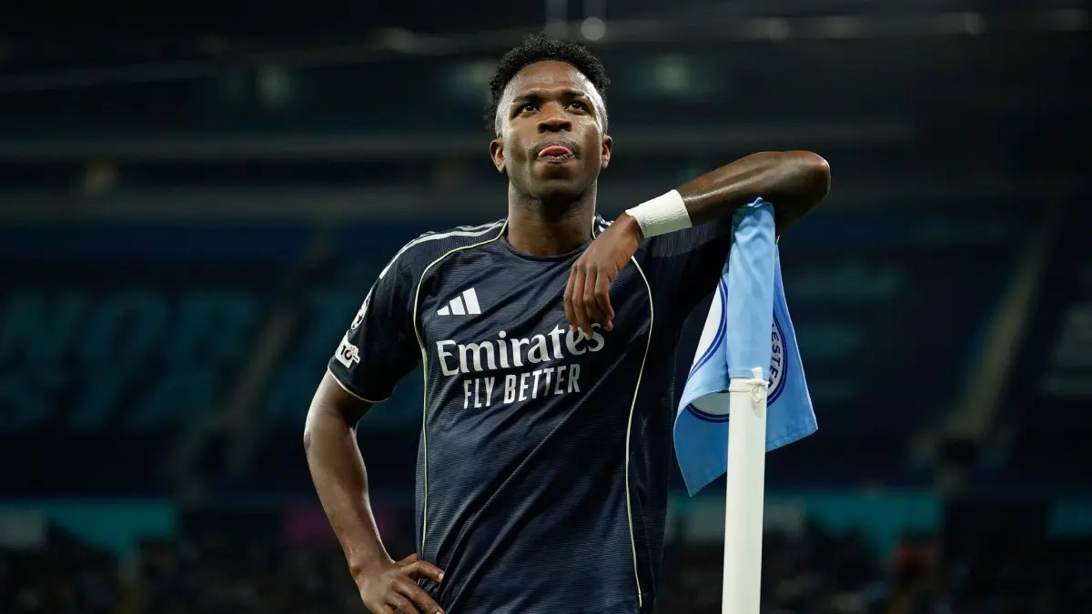 UEFA Champions League: Real Madrid, PSG And Arsenal Advance To Quarterfinals, Bodø/Glimt's Fairytale Run Is Over Vinicius Junior celebrates his goal
