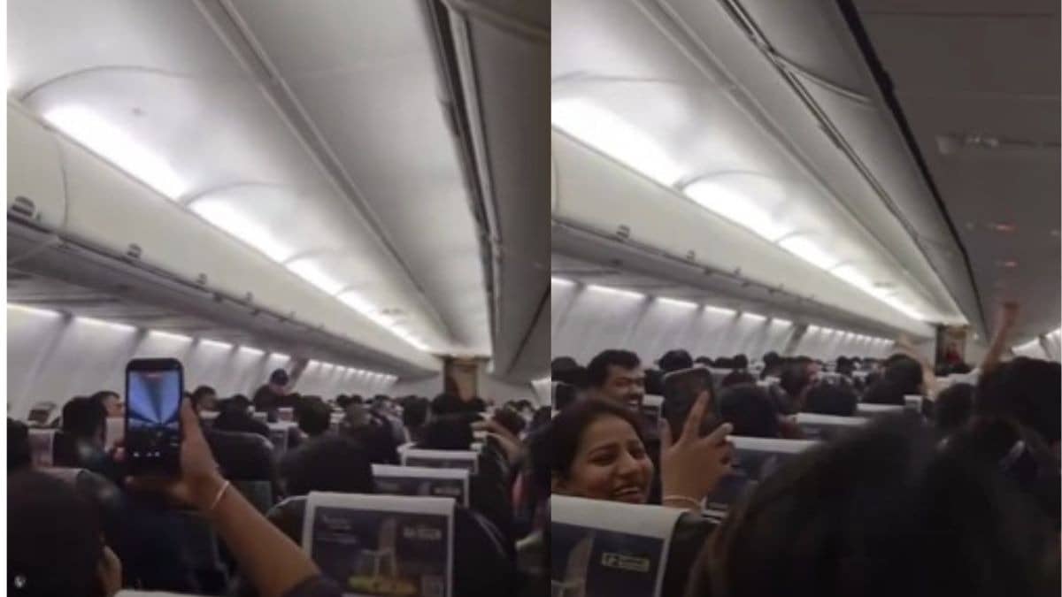 viral video passengers had fun when their Guwahati to Delhi flight was delayed for 5 hours 