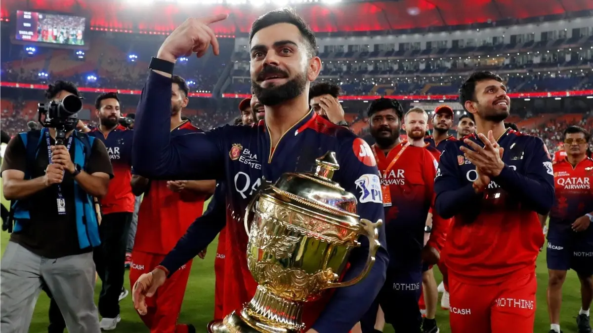 Virat Kohli Expected To Lead RCB With Batting Brilliance In IPL 2026: 'Focus Will Be On Him' Virat Kohli celebrating after winning IPL 2025