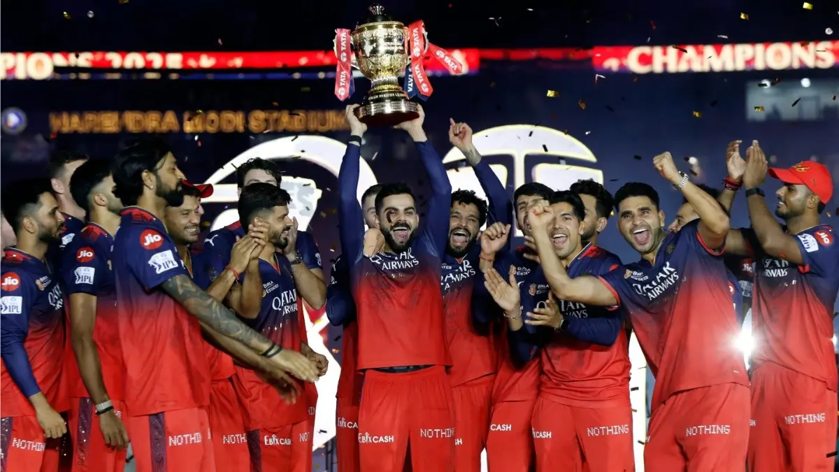 Virat Kohli Sets The Tone For RCB's Title Defence Campaign In IPL 2026: 'It Is Only Going To Get Tougher' Virat Kohli lifts the trophy after the RCB's IPL 2025 win