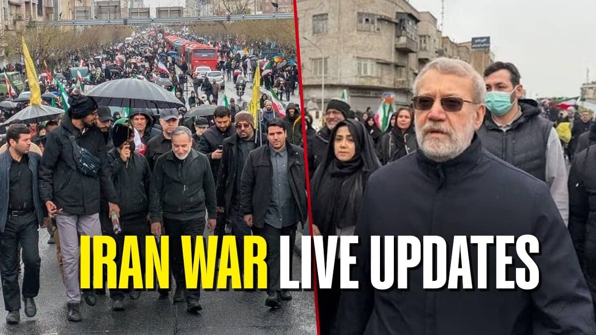 West Asia War LIVE: Iran President Pezeshkian, Foreign Minister Araghchi, Other Top Leaders Lead Massive Rally As Trump Claims Tehran ‘About to Surrender’