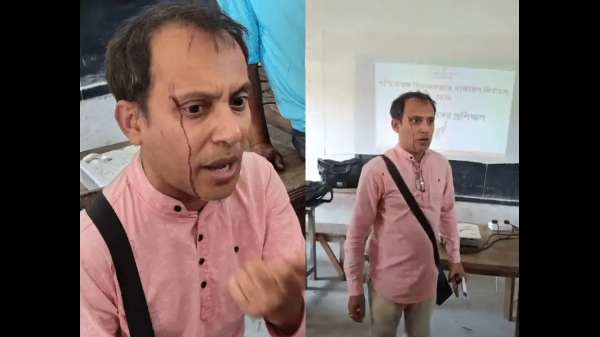 West Bengal Polls: EC Seeks Report After Polling Staffer Attacked; Allegations of Tampered Training Video Surface West Bengal Polls: EC Seeks Report After Polling Staffer Attacked; Allegations of Tampered Training Video Surface