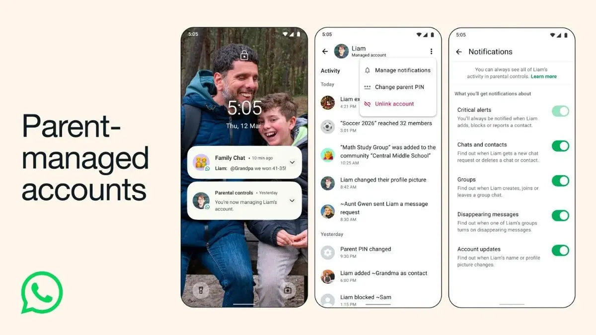 WhatsApp Introduces Parent-Managed Accounts to Give Families More Control Over Pre-Teen Messaging whatsapp