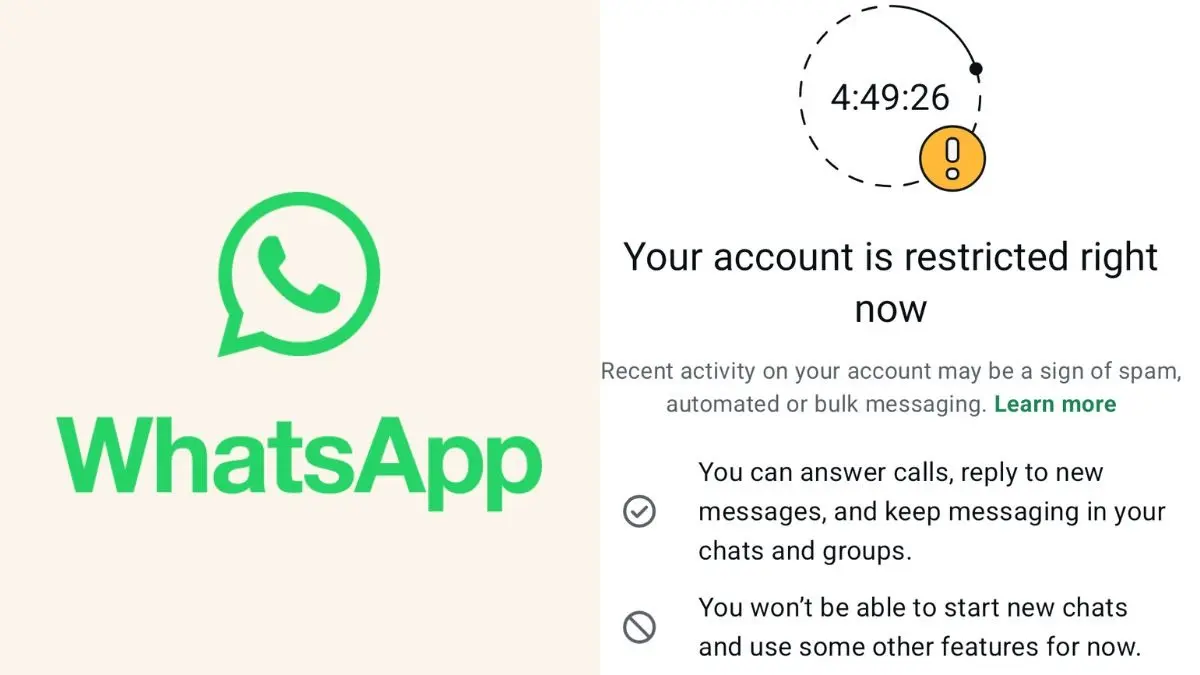 WhatsApp Restricted: होली पर मैसेज भेज भेज कर व्हाट्सऐप हो गया बंद, जानें कैसा होगा फिर से चालू whatsapp restricted