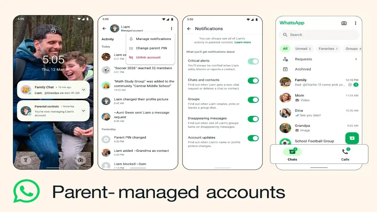 WhatsApp Working on Secondary Accounts to Help Parents Manage Children’s Messaging WhatsApp with new secondary accounts feature designed for parental control and child safety.