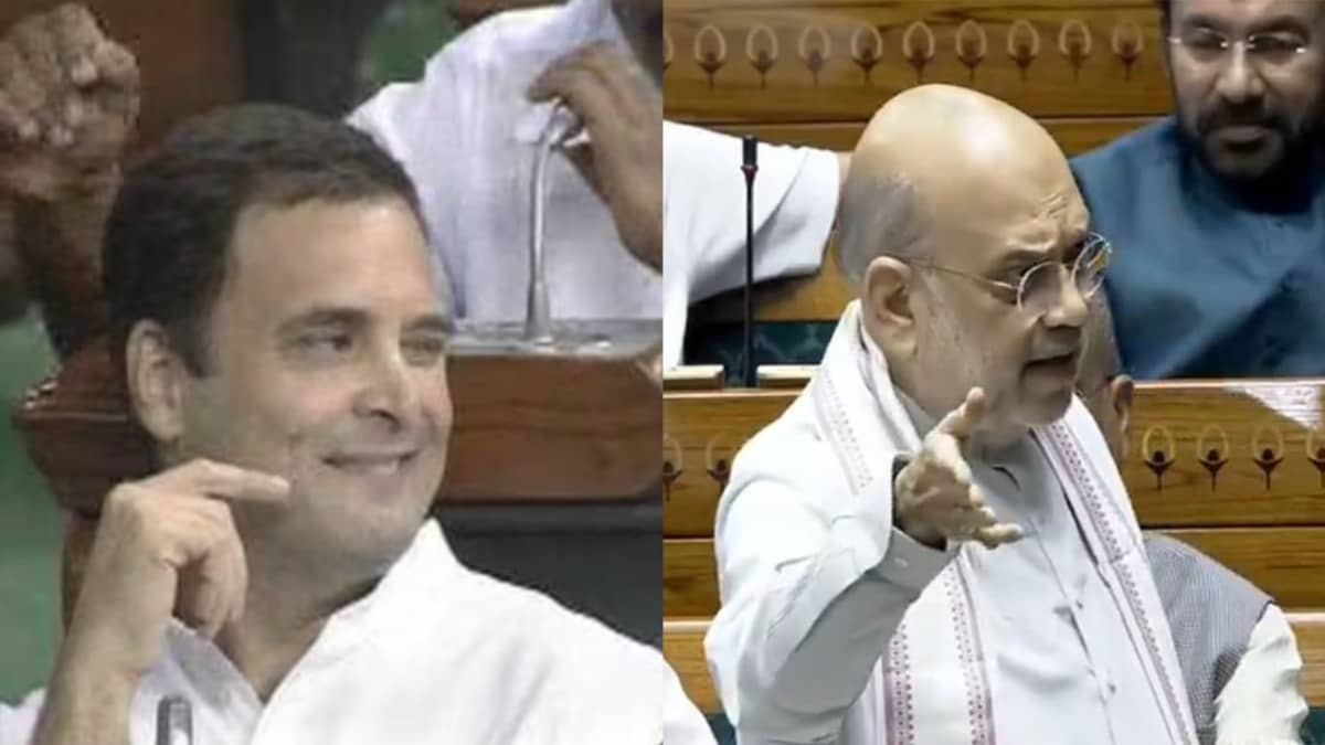 'When It's Time To Speak He Leaves For Germany, England': Amit Shah Shreds Rahul Gandhi, Says He Winks, Blows Kisses in Parliament