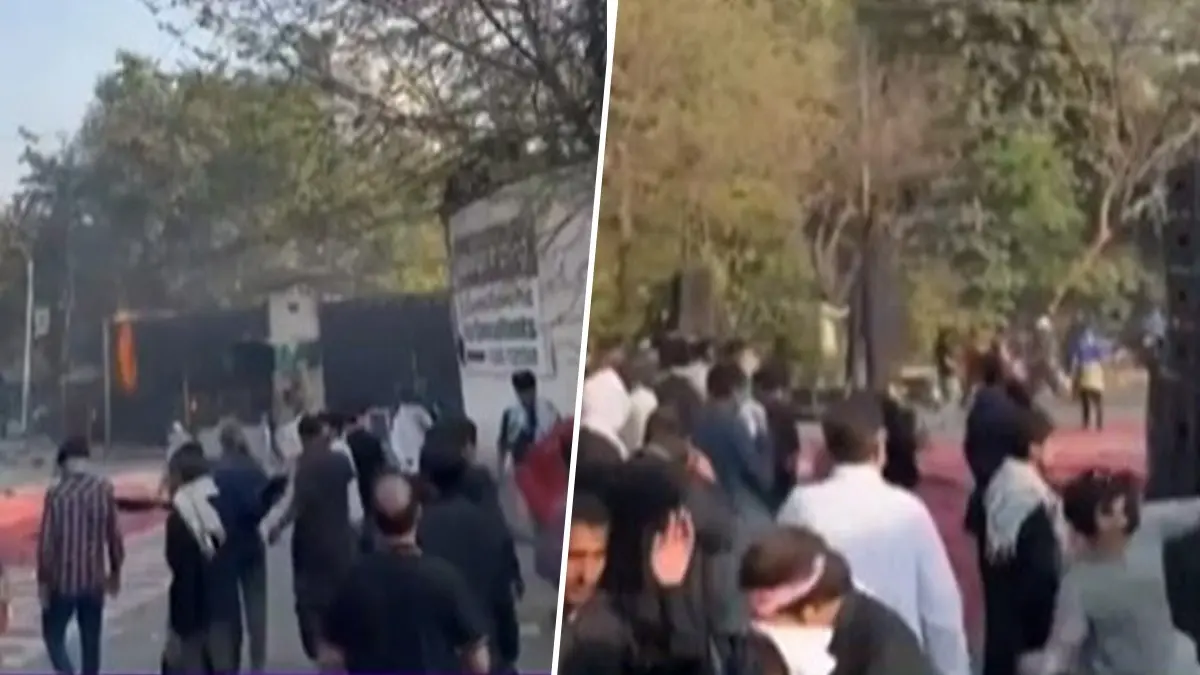 Violence Continues To Roil Pakistan As Protesters Pelt Stones At US Consulate; Govt Imposes Shutdown In Lahore, Karachi X