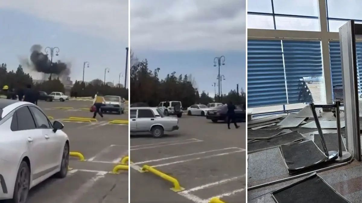 Azerbaijan Condemns Iranian Drone Attack, Summons Ambassador as Videos Show Smoke and Flames at Nakhchivan Airport X