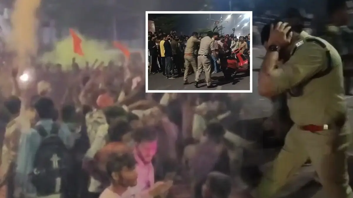 Explosives Hurled, Lathi Charge Deployed: Chaos Mar India's T20 World Cup Triumph Celebrations Against New Zealand In Madhya Pradesh x
