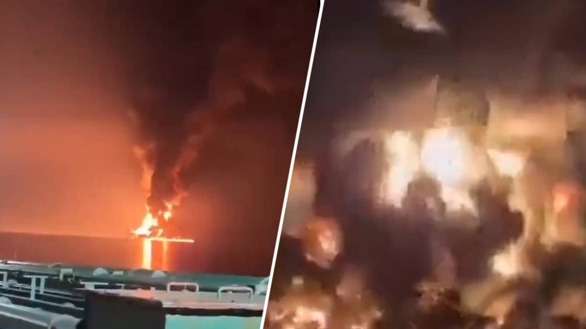 ईरान ने खर्ग आइलैंड पर हमले का लिया बदला, UAE में अमेरिका के तेल टैंकर पर बड़ा अटैक; आसमान में दूर तक उठती दिखीं आग की लपटें; VIDEO