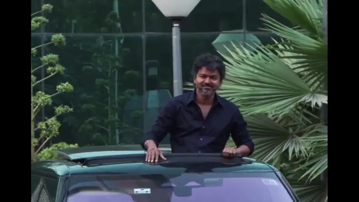 Waving From His Car's Sunroof, TVK Chief Vijay Leaves From CBI Headquarters After Questioning In Karur Stampede Case X