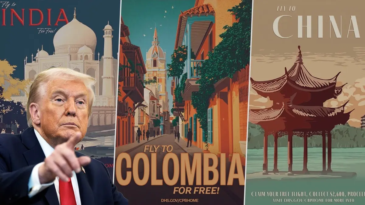 'Disrespectful To 1.4 Billion Indians': US Under Fire for Using Taj Mahal Ad Offering Free Flights, $2,600 'Exit Bonus' For Self-Deportees X