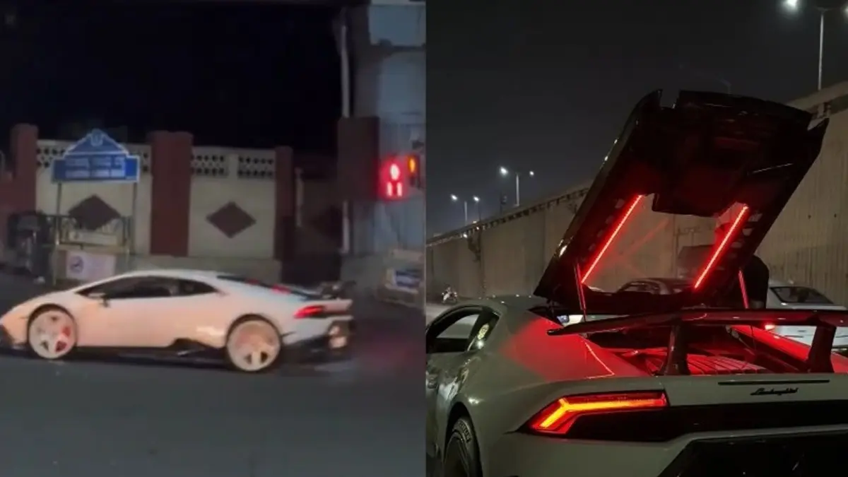 Ex-Don’s Son Under Lens After Lamborghini Drift Stunt In Bengaluru Goes Viral; Vehicle Seized X