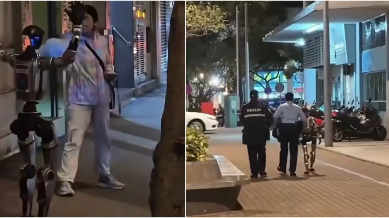 'You Are Making My Heart Race!': Humanoid Scares Elderly Woman In Macau, Arrested | VIDEO 'You Are Making My Heart Race!': Humanoid Scares Elderly Woman In Macau, Arrested | VIDEO