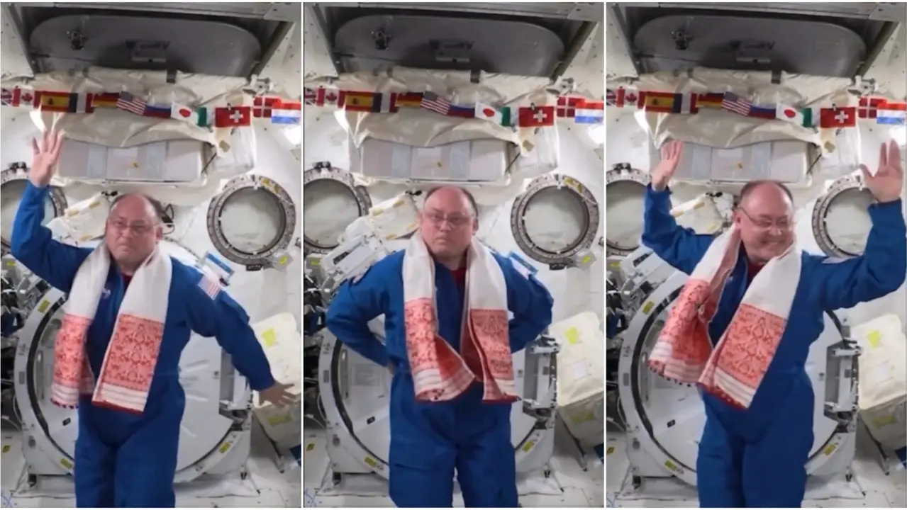 22-Year-Old Video Of NASA Astronaut Dancing Bihu In Space Goes Viral After Assam CM Himanta Shares Clip | WATCH 22-Year-Old Video Of NASA Astronaut Dancing Bihu In Space Goes Viral After Assam CM Himanta Shares Clip | WATCH