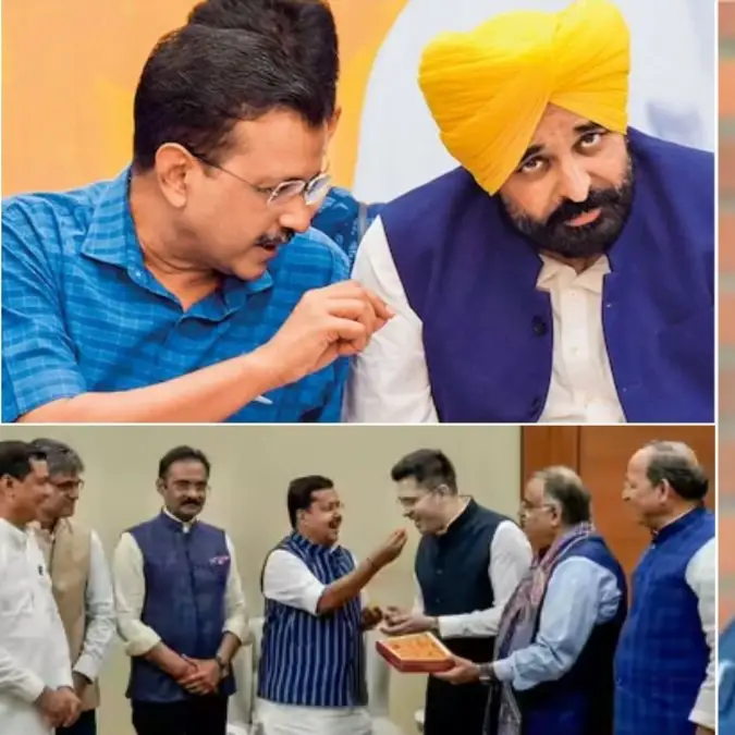 Raghav Chadha Joins BJP, Bhagwant Mann,  Arvind Kejriwal