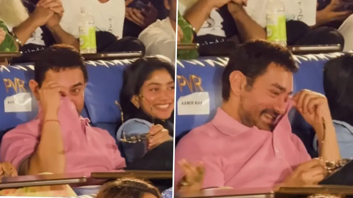 'Acting So Bad It Made Aamir Khan Cry': Actor Incessantly Mocked For 'Over The Top' Reaction To Junaid Khan-Sai Pallavi Starrer Ek Din Aamir Khan's video from Ek Din event goes viral