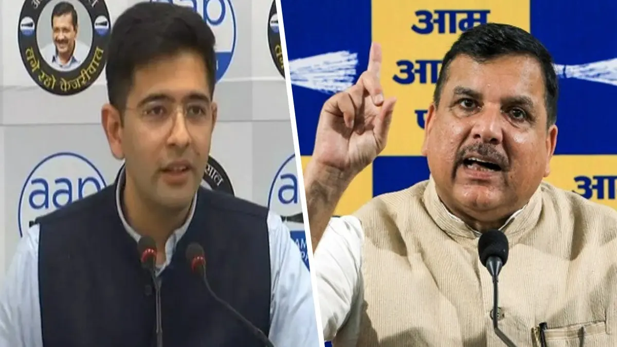 AAP To Demand Disqualification of Raghav Chadha and Others From Rajya Sabha: Sanjay Singh AAP To Demand Disqualification of Raghav Chadha and Others From Rajya Sabha: Sanjay Singh