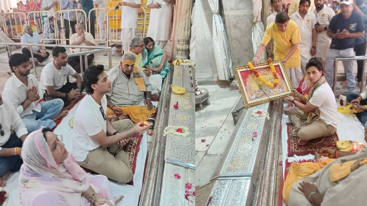 Abhishek Sharma Visits Govind Dev Ji Mandir in Jaipur