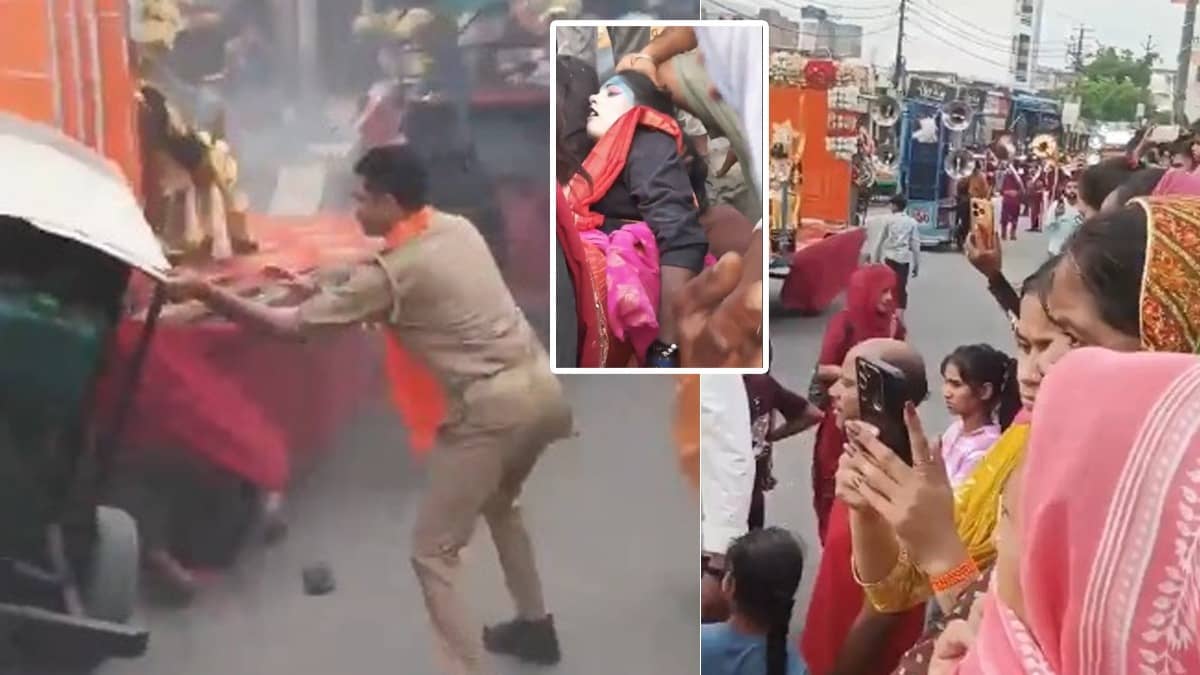 Accident during a procession in Muzaffarnagar